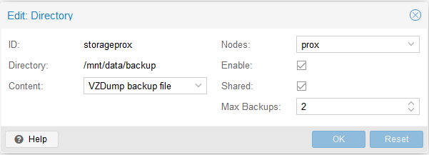 How to add storage to Proxmox